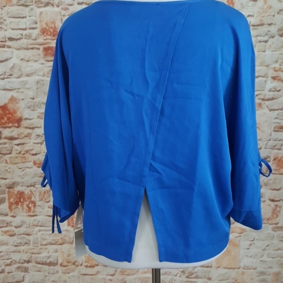 New 1. State Domain Criss Cross Back Blouse - Picture 2 of 4